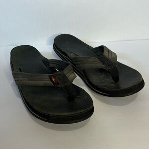 Rainbow Sandals Black Size 8.5